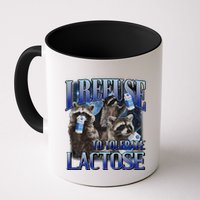 I Refuse To Tolerate Lactose Racoon Meme Lactose Intolerant Mug