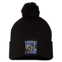 I Refuse To Tolerate Lactose Racoon Meme Lactose Intolerant Pom Pom 12in Knit Beanie