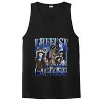 I Refuse To Tolerate Lactose Racoon Meme Lactose Intolerant PosiCharge Competitor Tank