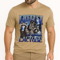 I Refuse To Tolerate Lactose Racoon Meme Lactose Intolerant Performance Shirt