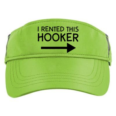 I Rented This Hooker Right No Scratch Adult Drive Performance Visor