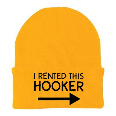 I Rented This Hooker Right No Scratch Knit Cap Winter Beanie