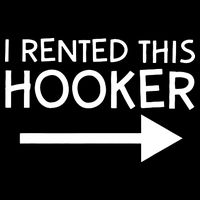 I Rented This Hooker Right No Scratch Impact Tech Backpack