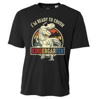 I'm Ready To Crush Kindergarten Dinosaur Back To School Cooling Performance Crew T-Shirt