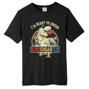 I'm Ready To Crush Kindergarten Dinosaur Back To School Tall Fusion ChromaSoft Performance T-Shirt