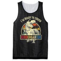 I'm Ready To Crush Kindergarten Dinosaur Back To School Mesh Reversible Basketball Jersey Tank