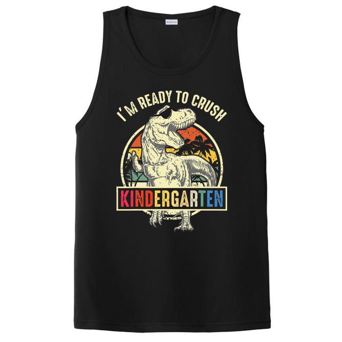 I'm Ready To Crush Kindergarten Dinosaur Back To School PosiCharge Competitor Tank