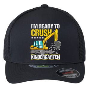 Im Ready To Crush Kindergarten Construction Vehicle Boy Flexfit Unipanel Trucker Cap