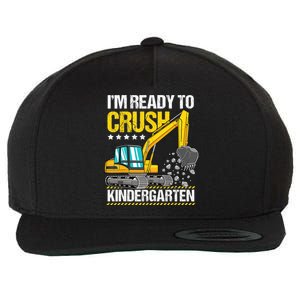 Im Ready To Crush Kindergarten Construction Vehicle Boy Wool Snapback Cap