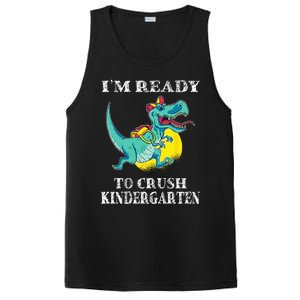 I'm Ready To Crush Kindergarten Trex Dinosaur Back To School PosiCharge Competitor Tank