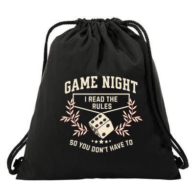 I Read The Rules So You DonT Have To Short Drawstring Bag