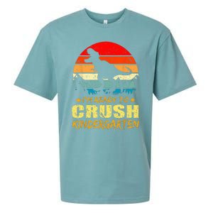 I'm Ready To Crush Kindergarten TRex Dinosaur Back To School Sueded Cloud Jersey T-Shirt