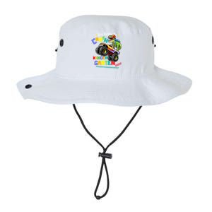 I'm Ready To Crush Kindergarten Dinosaur Back To School Kids Legacy Cool Fit Booney Bucket Hat