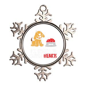 I'm Ready To Crush Hearts Meaningful Gift Dog Lover Valentines Day Funny Gift Metallic Star Ornament