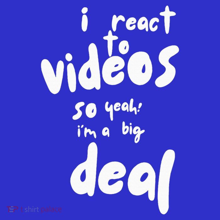 I React To Videos So IM A Big Deal Full-Length Apron With Pockets