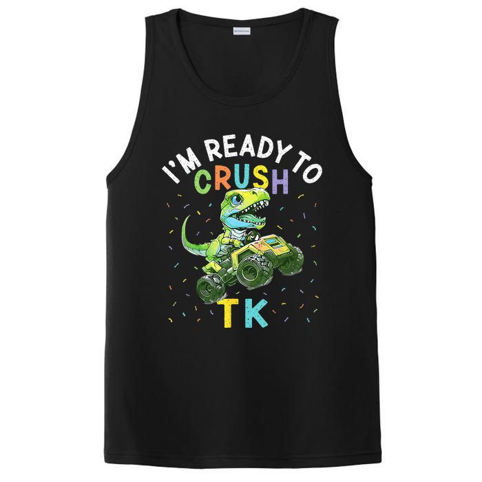 I'm Ready To Crush TK Dinosaur Back To School TK Funny PosiCharge Competitor Tank