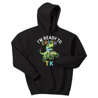 I'm Ready To Crush TK Dinosaur Back To School TK Funny Kids Hoodie