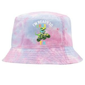 I'm Ready To Crush TK Dinosaur Back To School TK Funny Tie-Dyed Bucket Hat