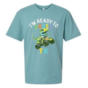 I'm Ready To Crush TK Dinosaur Back To School TK Funny Sueded Cloud Jersey T-Shirt