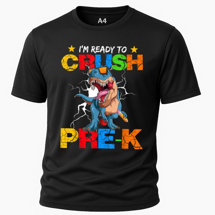 Im Ready To Crush Prek Dinosaur Back To School Cooling Performance Crew T-Shirt