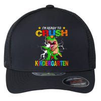 I'm Ready To Crush Kindergarten Dinosaur Back To School Flexfit Unipanel Trucker Cap