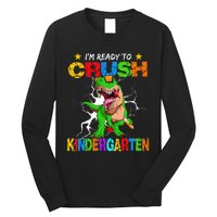 I'm Ready To Crush Kindergarten Dinosaur Back To School Long Sleeve Shirt