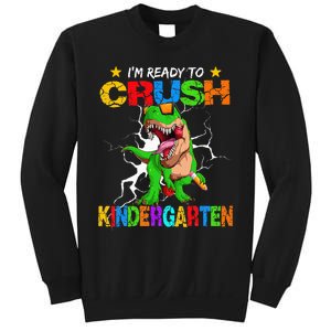 I'm Ready To Crush Kindergarten Dinosaur Back To School Sweatshirt