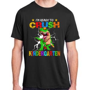 I'm Ready To Crush Kindergarten Dinosaur Back To School Adult ChromaSoft Performance T-Shirt