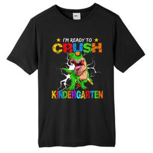 I'm Ready To Crush Kindergarten Dinosaur Back To School Tall Fusion ChromaSoft Performance T-Shirt