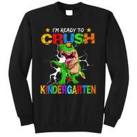 I'm Ready To Crush Kindergarten Dinosaur Back To School Tall Sweatshirt