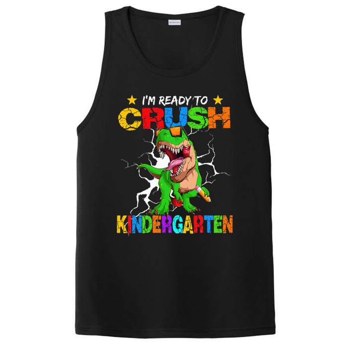 I'm Ready To Crush Kindergarten Dinosaur Back To School PosiCharge Competitor Tank