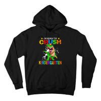 I'm Ready To Crush Kindergarten Dinosaur Back To School Tall Hoodie