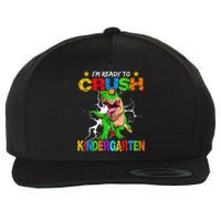 I'm Ready To Crush Kindergarten Dinosaur Back To School Wool Snapback Cap