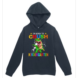 I'm Ready To Crush Kindergarten Dinosaur Back To School Urban Pullover Hoodie