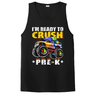 Im Ready To Crush Prek Monster Truck Backpack Back To School PosiCharge Competitor Tank