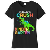 I'm Ready To Crush Kindergarten Dinosaur Back To School Women's T-Shirt