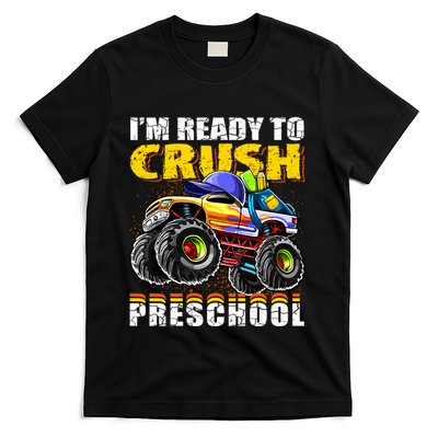IM Ready To Crush Preschool Monster Truck Backpack Back To School T-Shirt