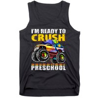 IM Ready To Crush Preschool Monster Truck Backpack Back To School Tank Top