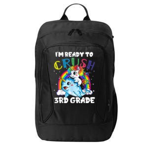 Im Ready To Crush 3rd Grade Back To School Unicorn Kids City Backpack