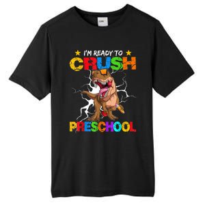 Im Ready To Crush Preschool Dinosaur Back To School Tall Fusion ChromaSoft Performance T-Shirt