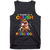 Im Ready To Crush Preschool Dinosaur Back To School Tank Top