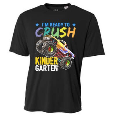 Im Ready To Crush Kindergarten Monster Truck Back To School Cooling Performance Crew T-Shirt