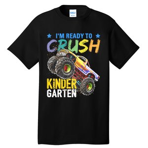 Im Ready To Crush Kindergarten Monster Truck Back To School Tall T-Shirt