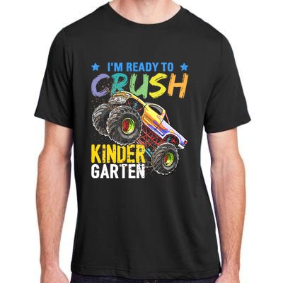 Im Ready To Crush Kindergarten Monster Truck Back To School Adult ChromaSoft Performance T-Shirt