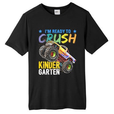 Im Ready To Crush Kindergarten Monster Truck Back To School Tall Fusion ChromaSoft Performance T-Shirt