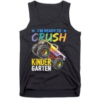 Im Ready To Crush Kindergarten Monster Truck Back To School Tank Top