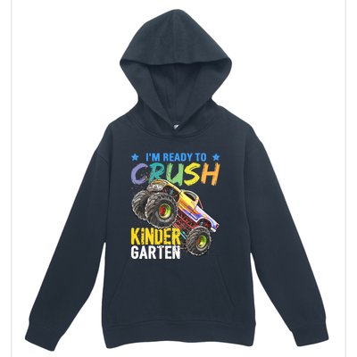 Im Ready To Crush Kindergarten Monster Truck Back To School Urban Pullover Hoodie