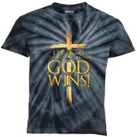 IVe Read The Final Chapter God Wins Christian Faith Cross Kids Tie-Dye T-Shirt