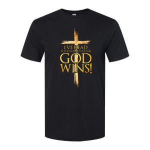 IVe Read The Final Chapter God Wins Christian Faith Cross Softstyle CVC T-Shirt