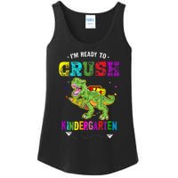 Im Ready To Crush Kindergarten TRex Dinosaur Back To School Ladies Essential Tank